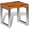 vidaXL Table basse bois massif