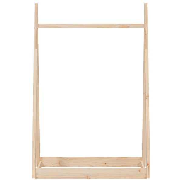 vidaXL Porte-v&ecirc;tements 100x45x150 cm Bois de pin massif