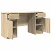 vidaXL Bureau Ch&ecirc;ne sonoma 140 x 49 x 76 cm Bois d'ing&eacute;nierie