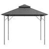 vidaXL Belvédère avec toit double 3x3 m Anthracite