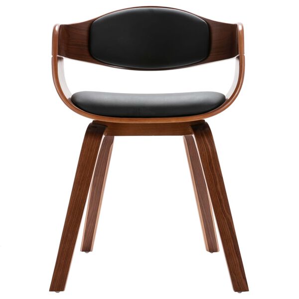 vidaXL Chaises &agrave; manger lot de 6 bois courb&eacute; et similicuir