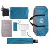 vidaXL Tente familiale à dôme 9 personnes bleu imperméable