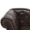 Canap&eacute; m&eacute;ridienne Chesterfield capitonn&eacute;