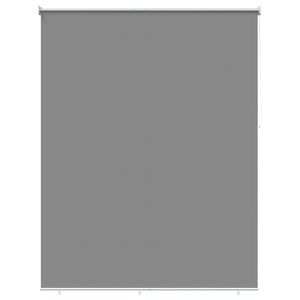 vidaXL Store roulant ext&eacute;rieur protection UV Gris clair Polyester