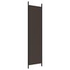 vidaXL Cloison de s&eacute;paration 3 panneaux Marron 150x200 cm Tissu