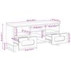 vidaXL Meuble TV Marron 100 x 33 x 46 cm Bois de mangue massif