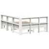 vidaXL Lit biblioth&egrave;que sans matelas blanc 160x200 cm bois pin massif