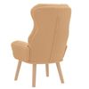 vidaXL fauteuil Beige 69 x 74 x 93 cm Tissu Sherpa