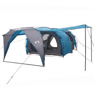 vidaXL Tente tunnel Bleu 562 x 265 x 216 cm