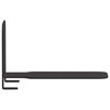 vidaXL &Eacute;tag&egrave;re Murale avec &eacute;tag&egrave;re 4 pcs Noir 6 x 10,8 x 6,6 cm