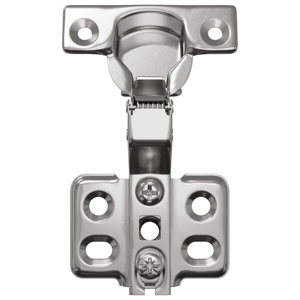 vidaXL Charni&egrave;re 12 pcs Nickel 85 x 52,5 x 9,5 mm Fer