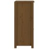 vidaXL Buffet marron miel 40x35x80 cm bois massif de pin