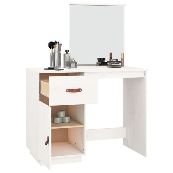 Coiffeuse en bois de pin massif - Ameublement
