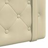 vidaXL T&ecirc;te de lit suspendue Cr&egrave;me 130 x 55 x 5 cm Simili cuir