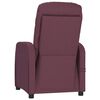 vidaXL Fauteuil &eacute;lectrique de massage Violet Tissu
