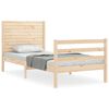 vidaXL Cadre de lit sans matelas 90x200 cm bois massif