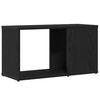 vidaXL Meuble TV ch&ecirc;ne noir 60x24x32 cm bois d'ing&eacute;nierie