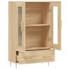vidaXL Buffet haut chêne sonoma 69,5x31x115 cm bois d'ingénierie