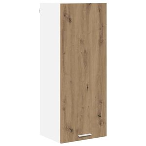 vidaXL Armoire suspendue avec porte Ch&ecirc;ne artisanal 40 x 31 x 100 cm