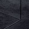 vidaXL Tapis OVIEDO &agrave; poils courts noir &Oslash; 160 cm
