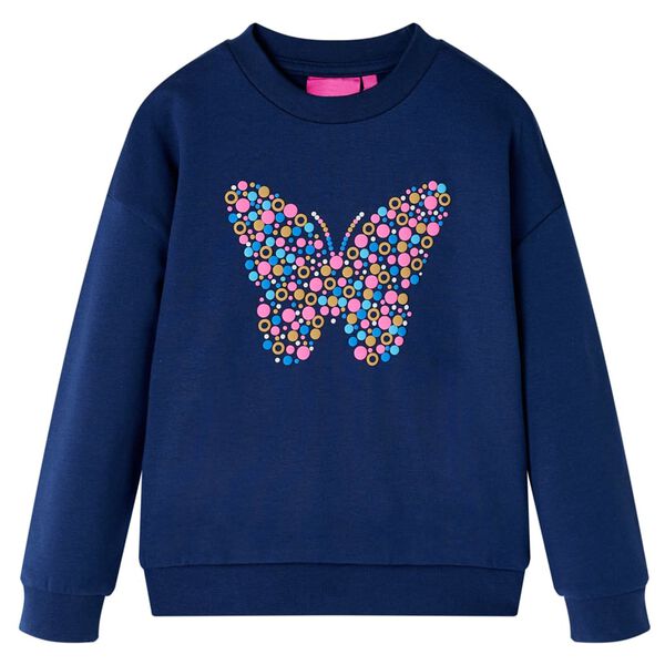 Sweatshirt pour enfants bleu marine 128