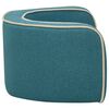 vidaXL Canap&eacute; pliable pour chien Turquoise 76x71x30 cm Coussin lavable
