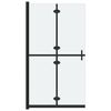 vidaXL Paroi de douche pliable Verre ESG d&eacute;poli 110x190 cm