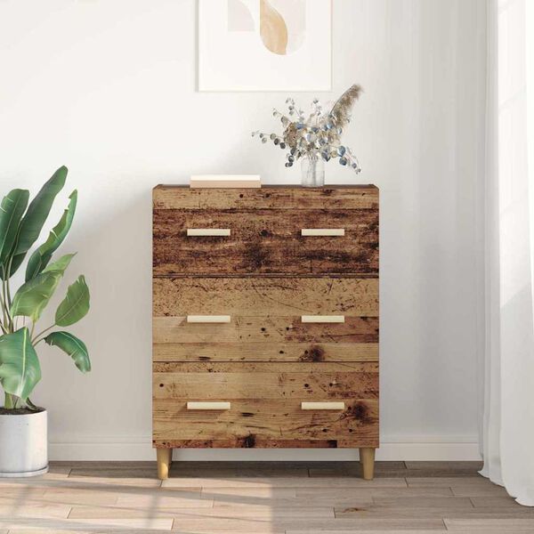 vidaXL Buffet Bois ancien 69,5 x 34 x 90 cm Bois d'ing&eacute;nierie