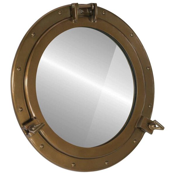 vidaXL Miroir en forme de porthole mural &Oslash;50 cm&nbsp;aluminium et verre