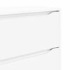 vidaXL Armoires de rangement 2 pcs Blanc 80 x 48 x 105 cm