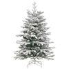 vidaXL Sapin de No&euml;l Artificiel &agrave; Branches Articul&eacute;es Blanc 120 cm
