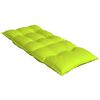vidaXL Coussins de chaise &agrave; dossier haut lot de 4 vert vif