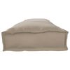 vidaXL Coussin de palette Taupe 200 x 40 x 8 cm Tissu Oxford