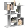 vidaXL &Eacute;tag&egrave;re s&eacute;paratrice de pi&egrave;ce gris b&eacute;ton 92x29x112 cm