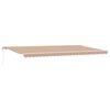 vidaXL Auvent r&eacute;tractable Multicolore 600 &times; 350 cm Tissu et Aluminium