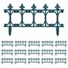 vidaXL Bordures de jardin 16 pcs Vert 10 m PP