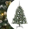 vidaXL Sapin de No&euml;l artificiel Vert 120 cm PVC, plastique et acier