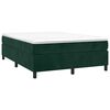 vidaXL Cadre de lit vert fonc&eacute; 140x200 cm velours