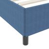 vidaXL Cadre de lit avec matelas Bleu 120 x 200 cm tissu
