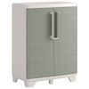Keter Armoire de rangement basse de jardin Crème et taupe 97 cm