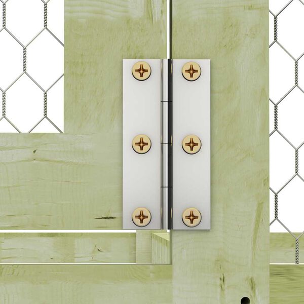 vidaXL Poulailler 1,5x1,5x1,5 m Pin&egrave;de impr&eacute;gn&eacute;e