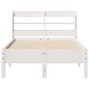 vidaXL Cadre de lit sans matelas blanc 90x190 cm bois de pin massif