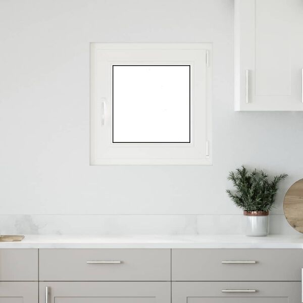 vidaXL Fenêtre de sous-sol« RISOR » 50 x 50 cm oscillo-battante DIN droite blanche