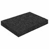 vidaXL Tapis de patio en granulat de caoutchouc Noir 6 x 9 x 1 cm