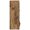 vidaXL Haut Armoire avec tiroir 3 pcs Bois Ancien Bois d'ing&eacute;nierie