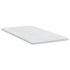 vidaXL Surmatelas Blanc 90 x 190 cm Tissu en Tricot