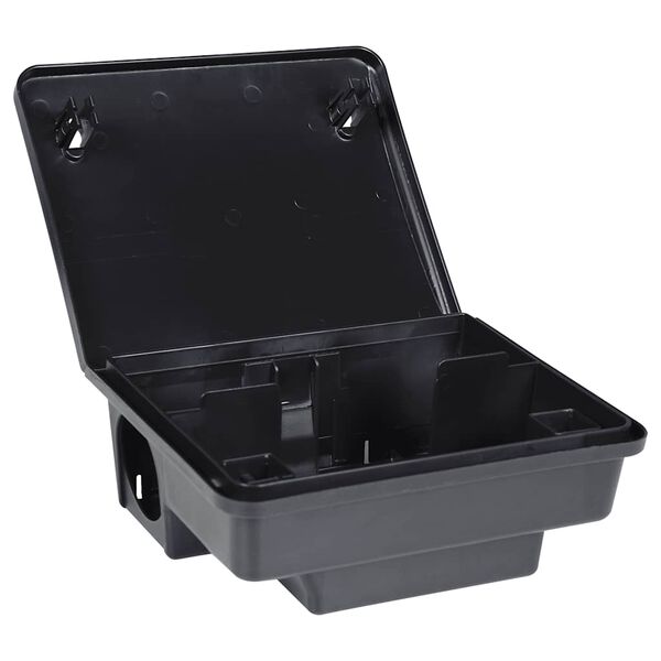 vidaXL Pièges à souris 4 pcs noir 23x19x9,5 cm