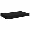 vidaXL &Eacute;tag&egrave;res murales flottantes 2 pcs noir 40x23x3,8 cm MDF