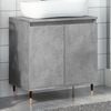 vidaXL Armoire de bain gris béton 58x33x60 cm bois d'ingénierie