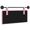 vidaXL T&ecirc;te de lit suspendue Montage mural Rose 100 x 55 x 7 cm tissu